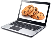 laptop cookies
